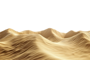 AI generated Dessert Sand Isolated on transparent background png