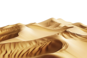 ai generiert Dessert Sand isoliert auf transparent Hintergrund png