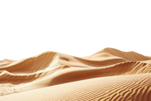 AI generated Dessert Sand Isolated on transparent background png