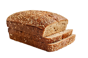 AI generated Multigrain bread isolated on transparent background png