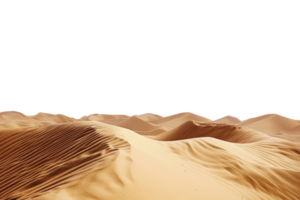 ai generiert Dessert Sand isoliert auf transparent Hintergrund png