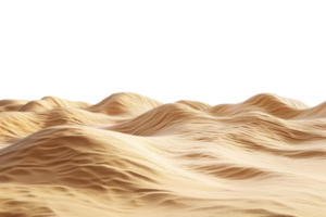 ai generiert Dessert Sand isoliert auf transparent Hintergrund png