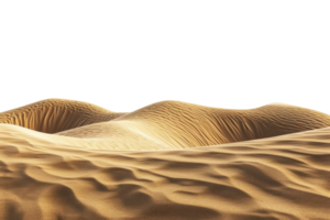 ai generiert Dessert Sand isoliert auf transparent Hintergrund png