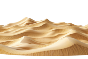 ai generiert Dessert Sand isoliert auf transparent Hintergrund png