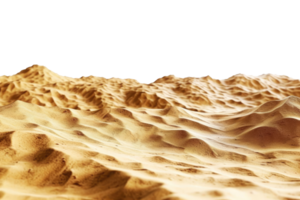 AI generated Dessert Sand Isolated on transparent background png