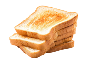 ai generiert geschnitten Toast Brot isoliert auf transparent Hintergrund png