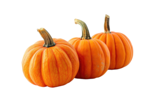 AI generated Pumpkins isolated on transparent background png