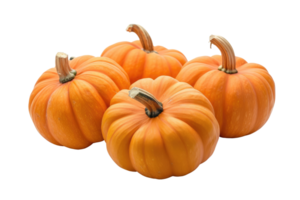 AI generated Pumpkins isolated on transparent background png