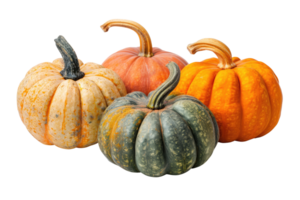 AI generated Pumpkins isolated on transparent background png