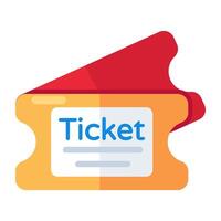 Modern design icon of ticket vector