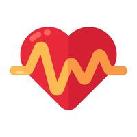 Perfect design icon of heart vector