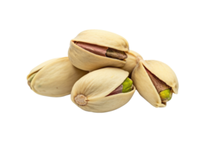 AI generated Pile of pistachios in shells isolated on transparent background png