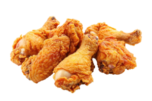 ai gerado frito frango em transparente fundo png