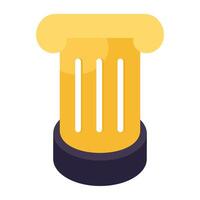 Perfect design icon of greek column vector