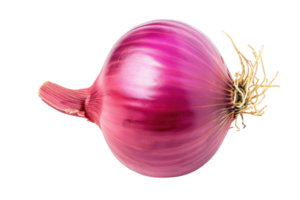 AI generated red onion isolated on transparent background png