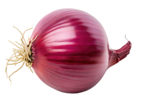 AI generated red onion isolated on transparent background png