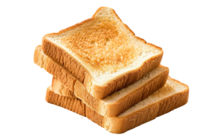 AI generated Sliced Toast Bread Isolated on Transparent Background png