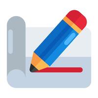 A unique design icon of edit file vector