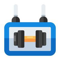 Modern design icon of gym board vector