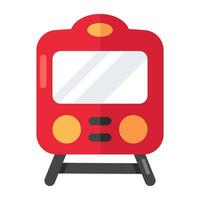 un hermosa diseño icono de tren vector