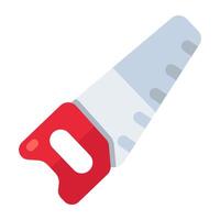 A woodcutting tool icon, vector design of saw