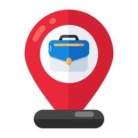 Modern design icon of online map vector