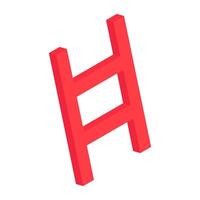 Trendy vector design of ladder