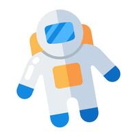 An icon design of astronaut isolated on white background vector