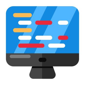 icono de diseño único de codificación web vector