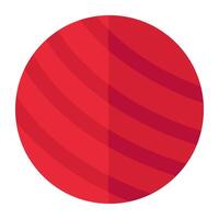 An icon design of yoga ball vector