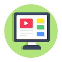 A perfect design icon of online education vector