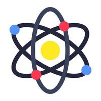 Modern design icon of atom vector