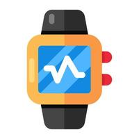 Trendy vector design of fitness tracker