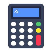 vector de estilo moderno del icono de la calculadora