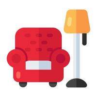 Modern design icon of sofa vector