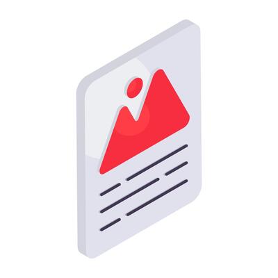 Creative design icon of file