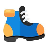 An icon design of shoe vector