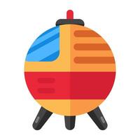 Trendy vector design of space capsule