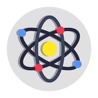 Modern design icon of atom vector