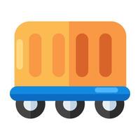 Perfect design icon of train bogie vector