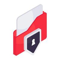 A unique design icon of folder vector