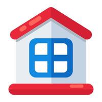 A beautiful design icon of home building vector