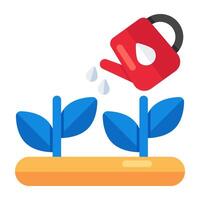 Vector design of growing plant, sprout icon