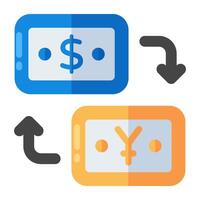 Perfect design icon of currency, exchange vector