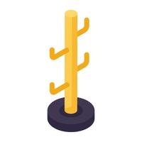 Premium download icon of coat stand vector