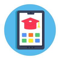 A perfect design icon of online education vector