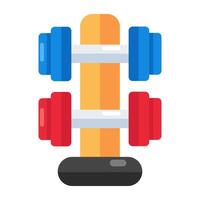 A trendy vector design of dumbbells