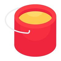 A perfect design vector of paint bucket