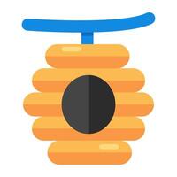 A creative design icon of beehive vector