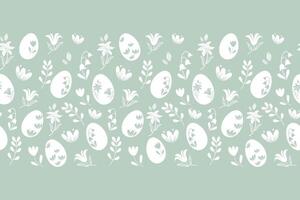 Easter eggs background pattern seamless vector illustration